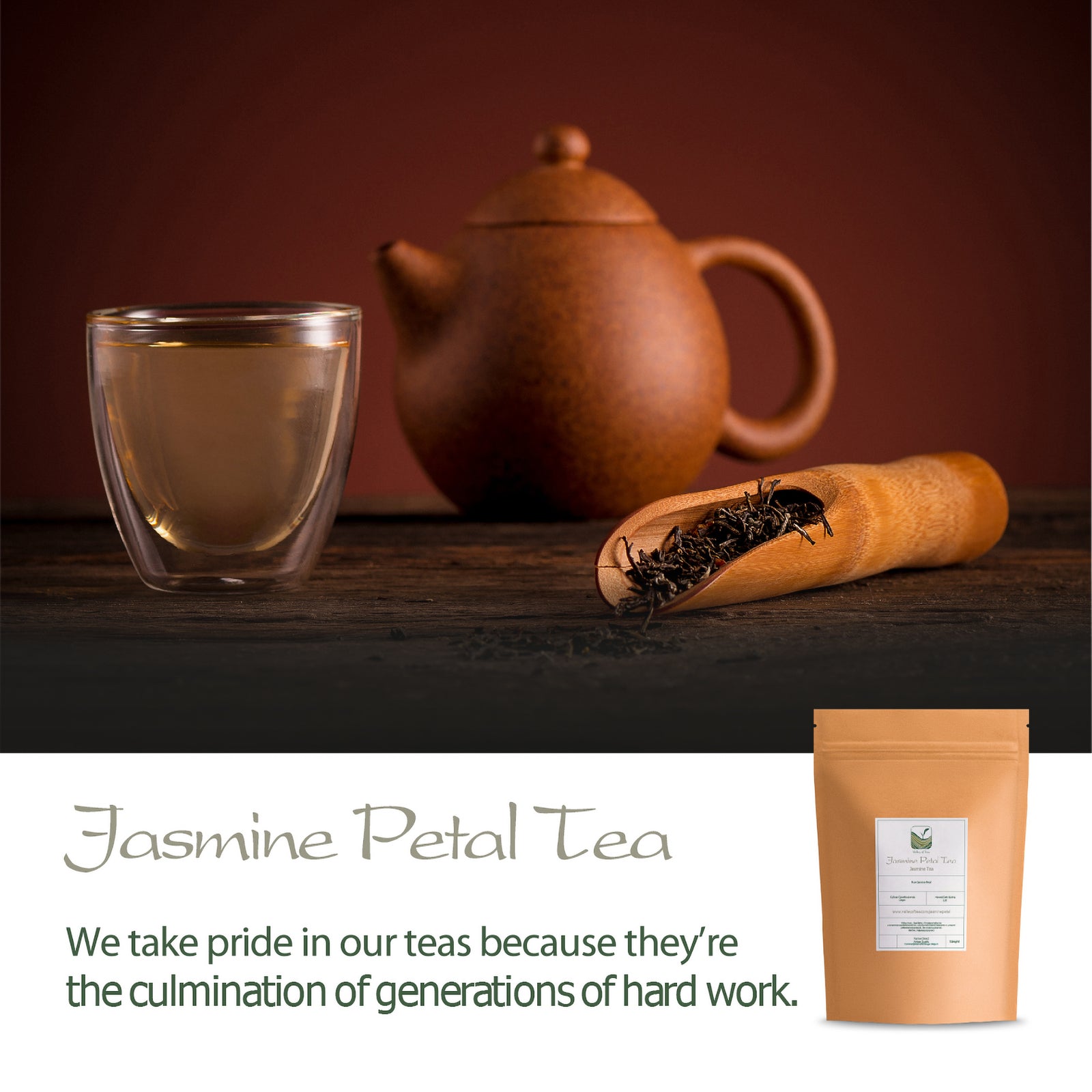 Jasmine Tea With Buds - From Jinghua Zhejiang China 75g