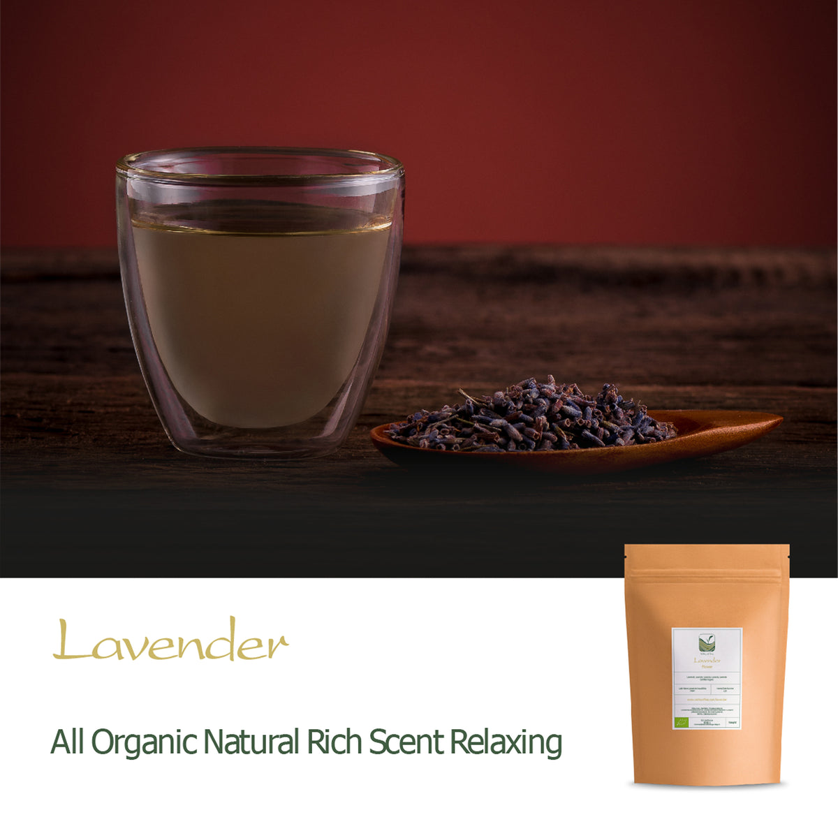 Lavender Knoppen Bio - Perfect In Een Potpourri - Echte Lavandula Angustifolia Bloemen - Gedroogde Lavendel Bloem 