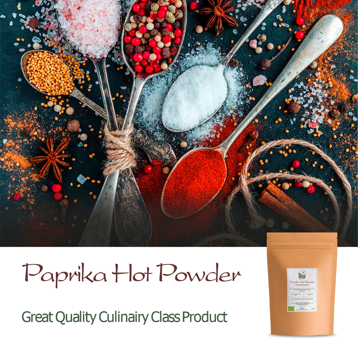 Paprika Pikant Gerookt Poeder - Gerookte Paprika 