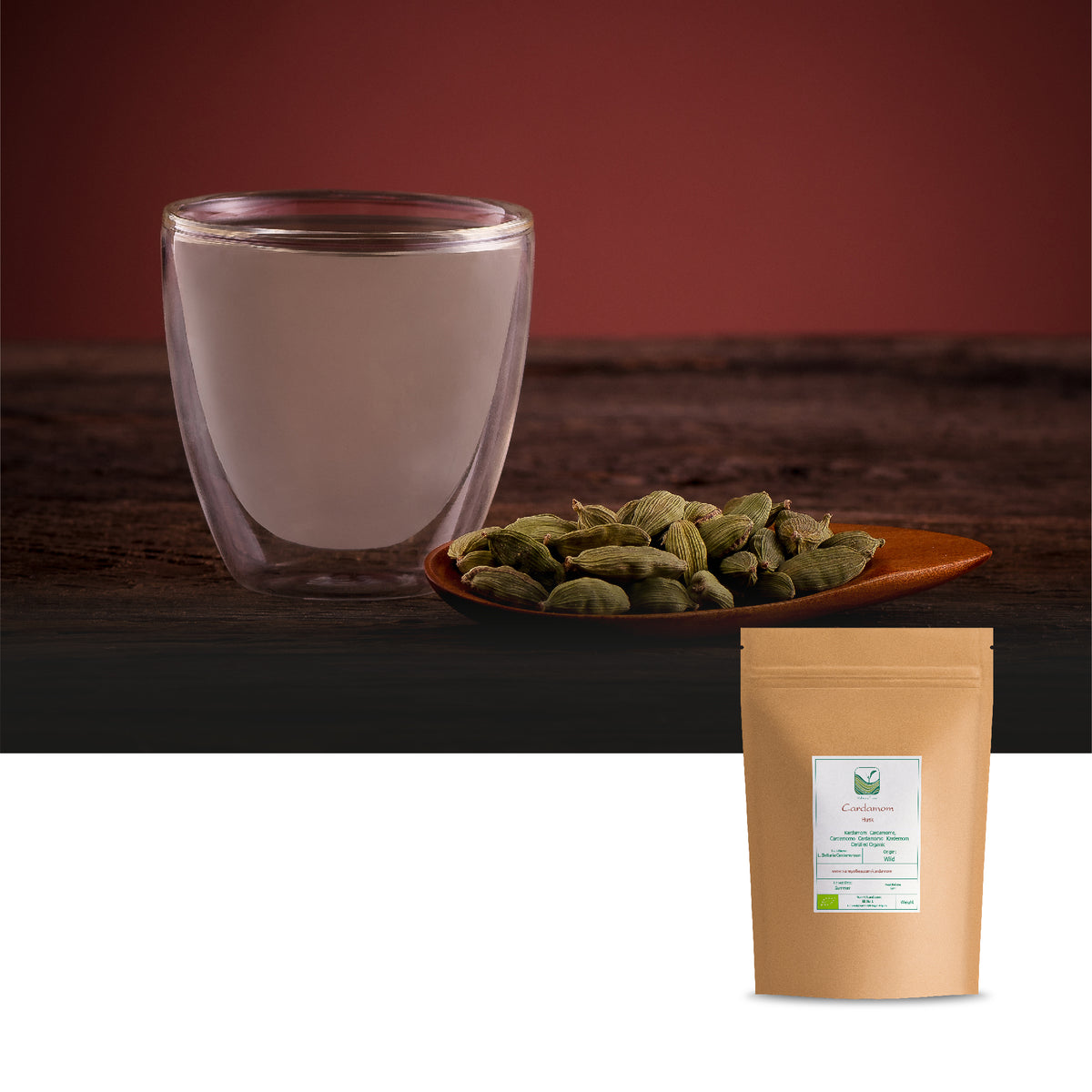 Kardemom Groene Peulen Gourmet Bio - Intens Aromatisch - Harsachtige Geur Peul - Kardemom 