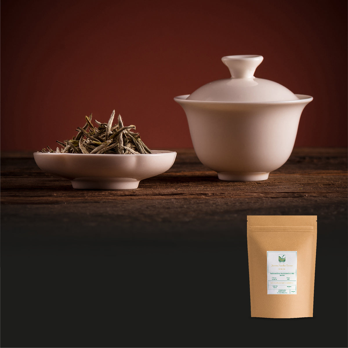 Silver Needle Jasmijn thee - Moli Yinzhen Witte Thee