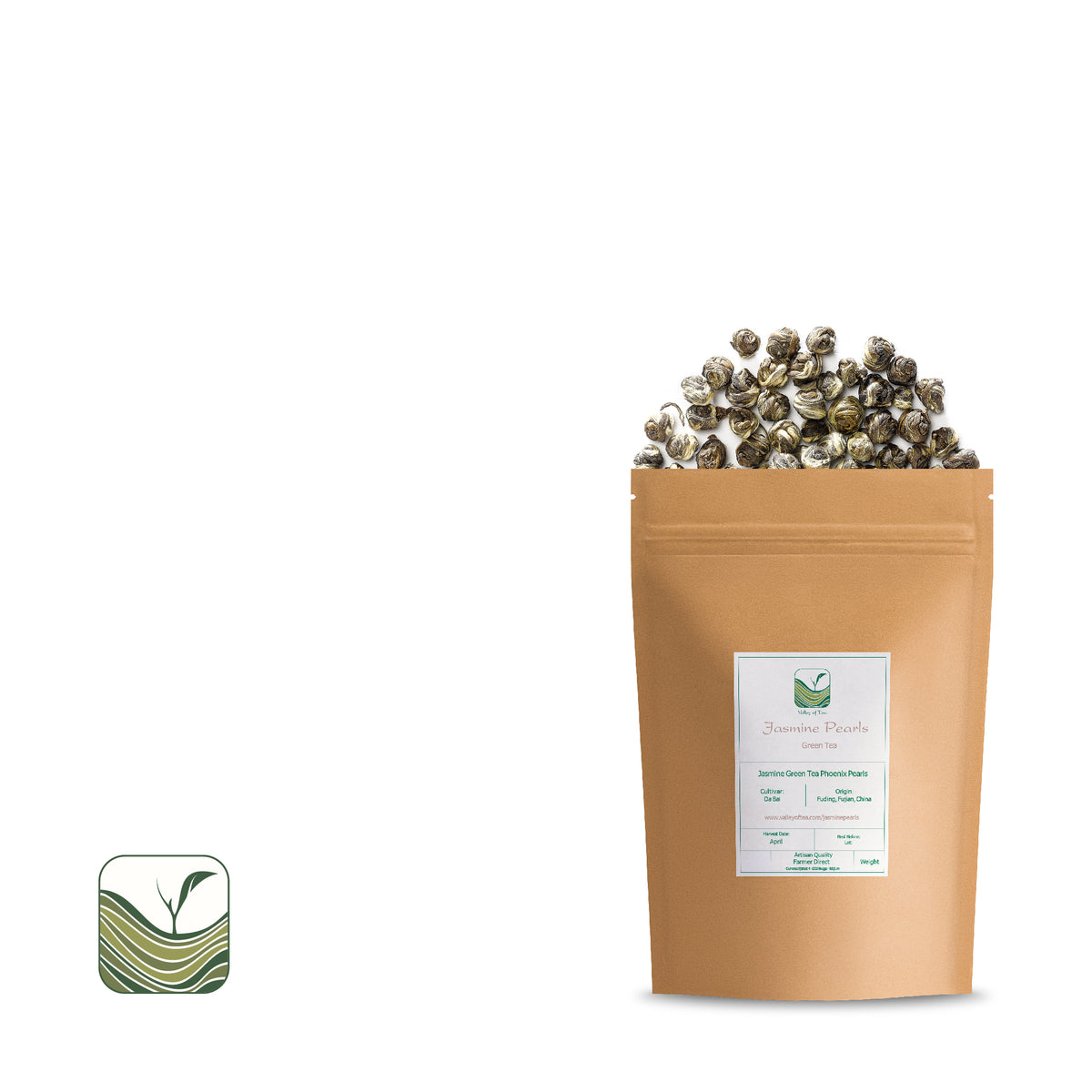 Jasmijn Draken Parels Groene Thee - Phoenix Pearls Van Fujian China - Een Van De Meest Bekende Groene Theeen 