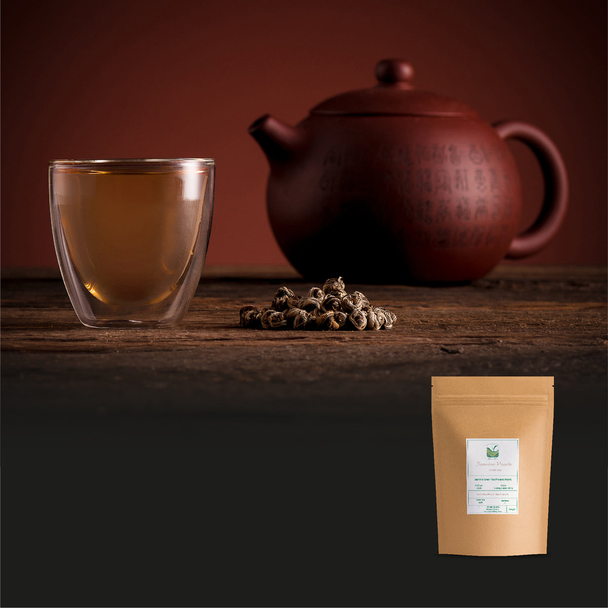 Jasmijn Draken Parels Groene Thee - Phoenix Pearls Van Fujian China - Een Van De Meest Bekende Groene Theeen 