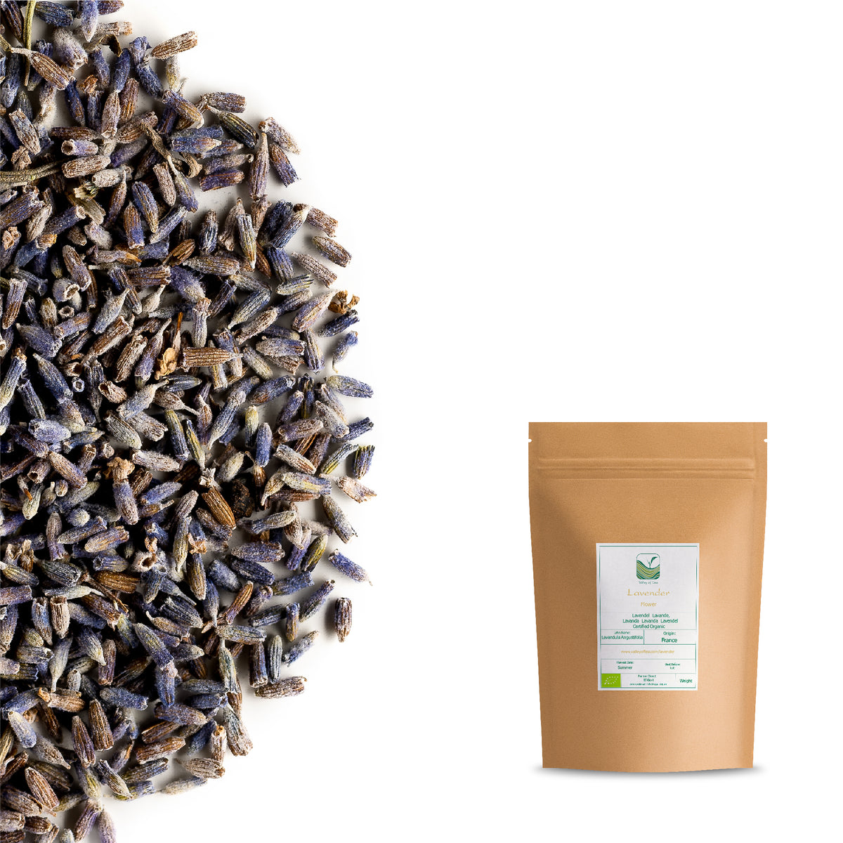 Lavender Knoppen Bio - Perfect In Een Potpourri - Echte Lavandula Angustifolia Bloemen - Gedroogde Lavendel Bloem 