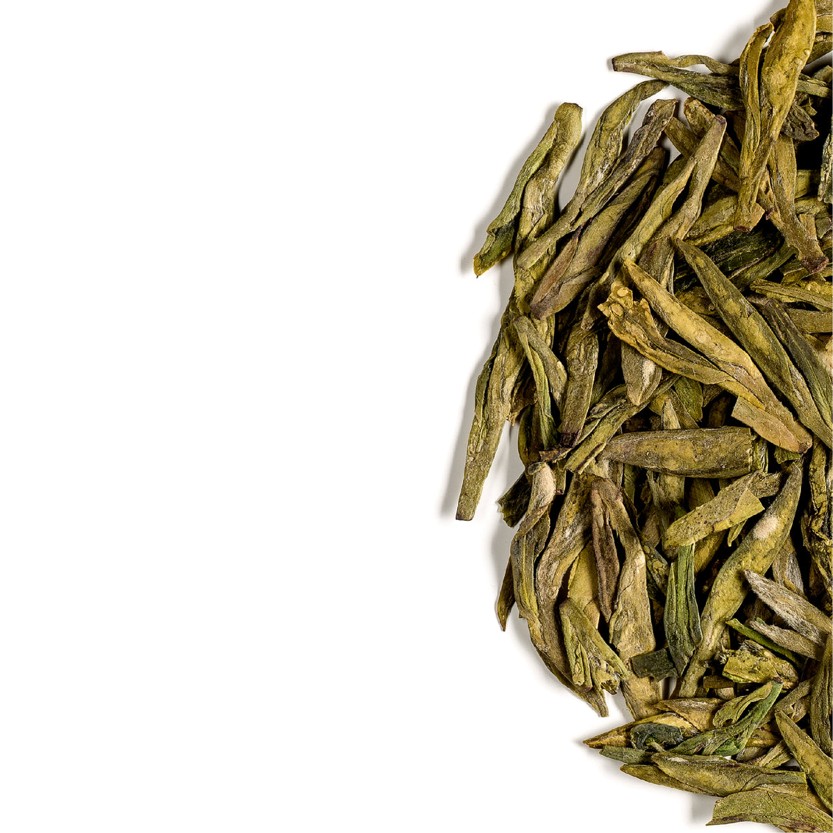 Longjing Dragon Well Green Tea - Premium Vroegseizoen Plukken Bekend Als Ming Qian Of Pre-Qingming (Ching Ming). Deze Graad Wordt Beschouwd Als De Allerbeste Van Longjing Thee 