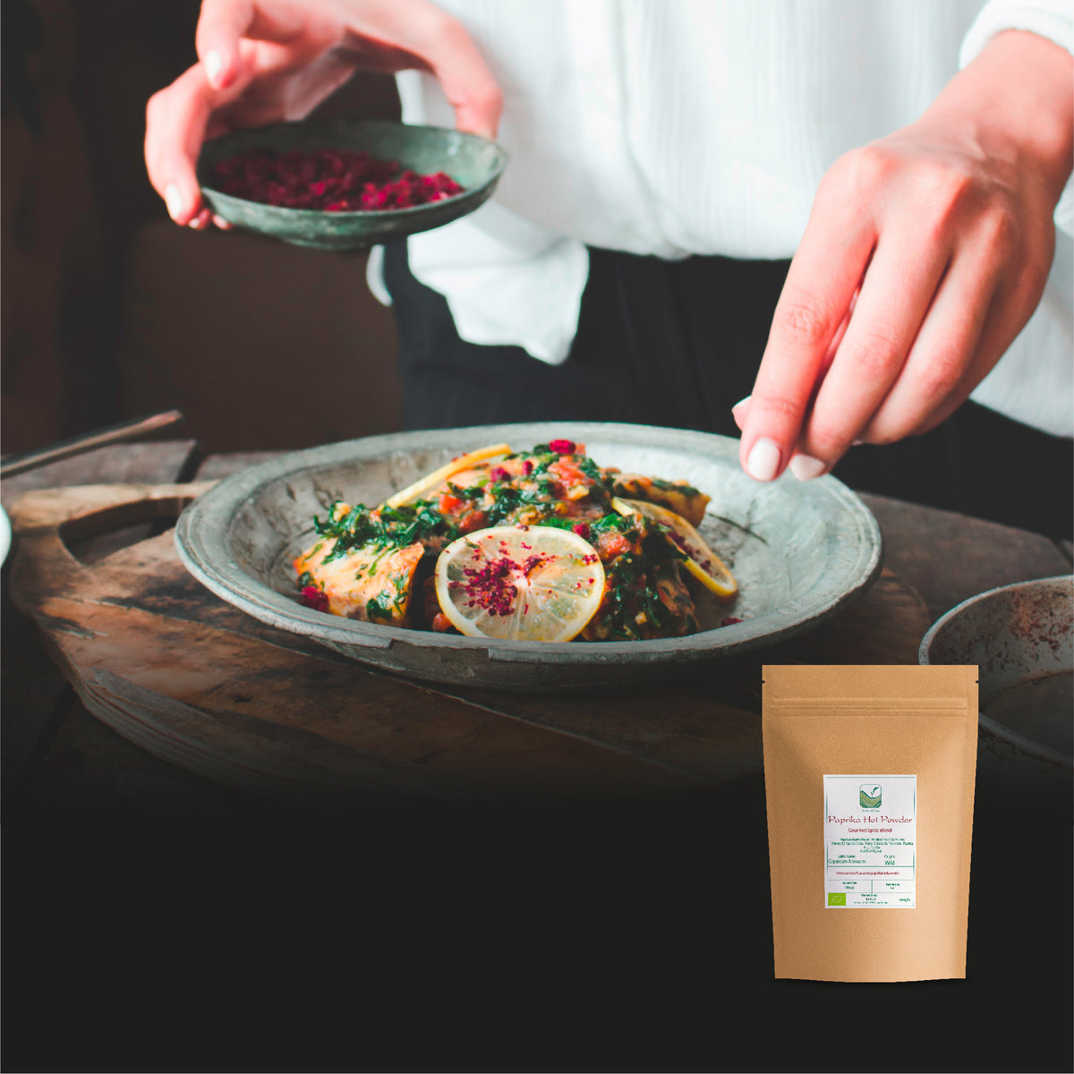 Paprika Pikant Gerookt Poeder - Gerookte Paprika 